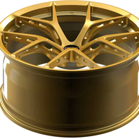 Jantes en alliage forgé de style FI-R de 19 à 20 pouces, 5x120, 5x114.3, 5x115, noir mat, pour Chevrolet Camaro SS, Corvette, Mustang GT