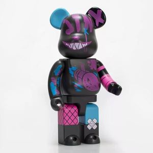 Beabrik <span class=keywords><strong>JINX</strong></span> Oso Violento 400% Original, Figura de PVC de 28CM, Juguete de Dibujos Animados Súper Lindo, Regalo de Moda, Muñeco Versión Q, Embalaje en Caja ODM - Product Image 2