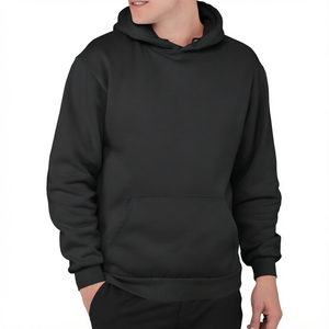 Sweat à capuche surdimensionné en cachemire uni 420 g/m² à double couche, motif araignée mignon, broderie 3D, perles brodées, impression personnalisable sur demande - Product Image 1
