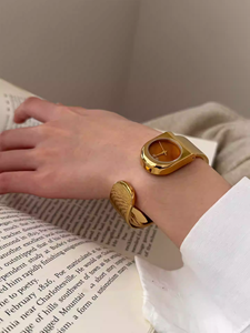 <span class=keywords><strong>Reloj</strong></span> <span class=keywords><strong>de</strong></span> Pulsera <span class=keywords><strong>Dorado</strong></span> para Mujer, Elegante y Exquisito, Esfera <span class=keywords><strong>de</strong></span> 22 mm, <span class=keywords><strong>Reloj</strong></span> <span class=keywords><strong>de</strong></span> Cuarzo para <span class=keywords><strong>Dama</strong></span> - Product Image 4