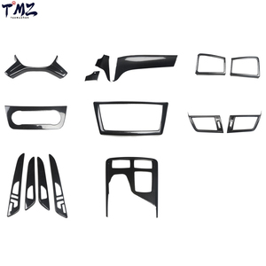 Volant modifié en fibre de carbone, motif noir, panneau de navigation, décoration intérieure de voiture pour <span class=keywords><strong>Mercedes</strong></span>-Benz ML GL 12-15 - Product Image 5