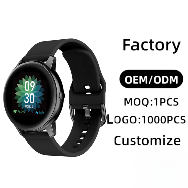 Factory OEM ODM Unisex Smart Watch AMOLED Custom Logo Package Heart Rate SpO2 Sleep Monitor Step Calorie Fitness Tracker