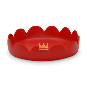 Bandeja de Servir Decorativa Portátil Hecha a Mano con Borde Festoneado, Ecológica y de Tendencia, Proveniente de Vietnam - Product Image 4