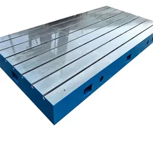 Fabbrica di piattaforma in ghisa per la vendita di produzione personalizzata t slot piastra di superficie in ferro T-slot