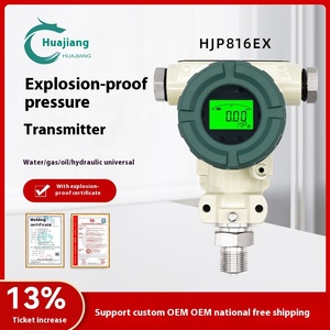 Hua Jiang 2088 Pantalla digital Martillo Sensor de presión de silicio difuso 4-20mA RS485 Transmisor a prueba de explosiones - Product Image 2