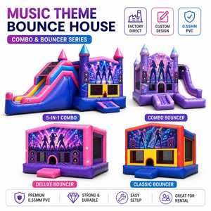 Castillo Inflable Comercial con Tobogán de Agua, Brincolín Inflable para Exteriores - Product Image 1