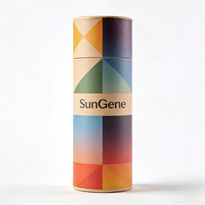 New style Eco Friendly Custom Design Candle Tube 100% Recycled Cardboard Cylinder 100% Recycled Cardboard Packaging <b>Box</b> - Product Image 1