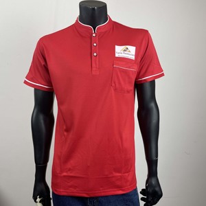 도매 식당 바 직원 유니폼 맞춤 인쇄 자수 로고 폴로 셔츠 유니폼 - Product Image 4