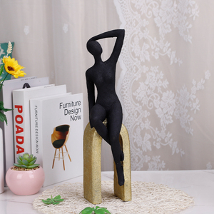 Redeco Thiết Kế Mới Sáng Tạo Hình Bóng Đen Bức Tượng Nhà Tư Suy Nghĩ Điêu Khắc Nhựa Thủ Công Mỹ Nghệ Cho Nghiên Cứu Phòng Khách Trang Trí Nội Thất - Product Image 4