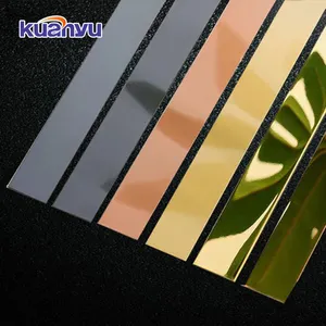 Marble Gold Decorative Metal Corner Trim Profile External Stainless Steel Tile Trim For Wall Floor Furniture