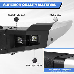 Parachoques delantero a <span class=keywords><strong>precio</strong></span> de fábrica compatible con <span class=keywords><strong>camioneta</strong></span> Chevy <span class=keywords><strong>Silverado</strong></span> 2011 2014 2500 HD 3500 con placa de cabrestante, LED y anillos en D - Product Image 3