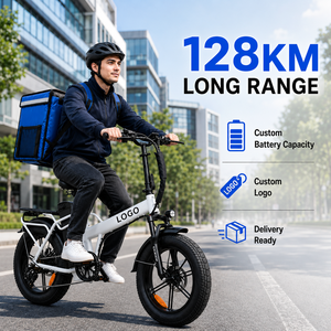 Bicicleta Eléctrica de Carga Personalizada de Largo Alcance, 128 km, Neumáticos Gruesos de 20 Pulgadas, con Motor de Alta Velocidad para Servicio de Entrega Profesional - Product Image 1