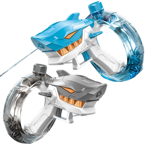 Zomer Kinderhaai Waterpistool Speelgoed Hogedruk Elektrisch & Mechanisch Voor Buitenzwembad & Strand Spelen Duurzaam Plastic Materiaal - Product Image 5