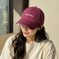 Casquette Souple Non Structurée OEM Brodé avec Lettre pour Hommes et Femmes