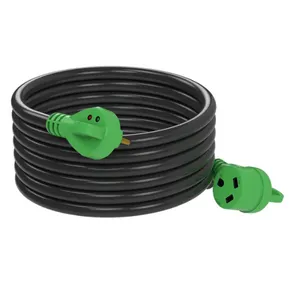 Cable adaptador para RV de 30 amperios, Cable de extensión de alta resistencia de 25 pies, 50 pies