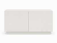 Meuble TV étroit et minimaliste pour salon, console multimédia pour petits espaces, armoire en contreplaqué mélaminé résistant à l'humidité