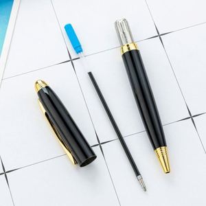 Wholesale 1.0Mm Metal Ballpoint With Custom Logo Twist-Action Black Business Hotel Promotional Gift <b>Pen</b> - Product Image 4