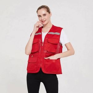 Chaleco Cargo de Poliéster Impermeable y Reflectante de Alta Calidad para Hombre, de Secado Rápido, con Múltiples Bolsillos, para Escalada, Caza, Fotografía, Verano - Product Image 4