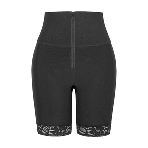 Fajashaper per taglie forti con controllo a triplo controllo personalizzato senza cuciture per il controllo della pancia a vita alta Shapewear a forma corta a vita alta da <span class=keywords><strong>donna</strong></span> - Product Image 1