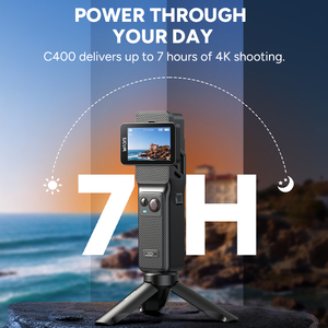SJCAM C400 caméra d'action poche caméra de Vision nocturne stabilisée Vlogging extérieur diffusion en direct vélo <span class=keywords><strong>montage</strong></span> Dashcam - Product Image 4
