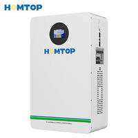Dispositif de stockage d'énergie hors réseau LiFePO4 51,2 V de qualité supérieure HTHES-WM4-1000, intégration simple pour maison intelligente, port de communication CAN, IP54