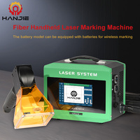 Tragbare hand gehaltene Laser beschriftung maschine Kleine Gravur Faser Metall Typenschild Form codierung