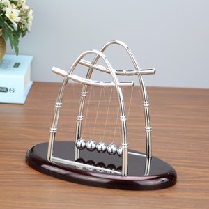 Mini Cuna de Newton, Bola de Movimiento Perpetuo, Decoración de Escritorio, Equipo de Oficina, Regalo de Cumpleaños, Diseño Moderno, Bola de Acero Inoxidable - Product Image 4