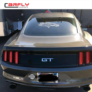 Tapa de Maletero de Fibra de Carbono 3K Estilo OEM para Mustang 2015+ de <span class=keywords><strong>Carfly</strong></span> Carbon - Actualización Ligera con Fijación por Tornillos - Product Image 6