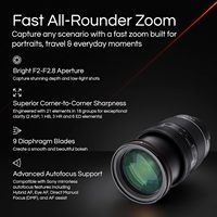 Objectif zoom téléobjectif grand angle Samyang 35-150mm F2-2.8 plein format pour monture E, mise au point automatique/manuelle, étanche, compatible vidéo