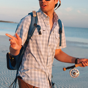 Sudadera con capucha grande personalizada de seda de leche con estampado de peces y botones de Brandsun, camisa de pesca con capucha y botones bordada de Puerto Rico - Product Image 1