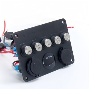 Weichuang 5+3 <b>Switch</b> Panel Dual <b>Usb</b> Fast Charging Voltage Meter Waterproof For Rv Yacht Car - Product Image 4