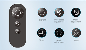 <span class=keywords><strong>Ventilateur</strong></span> de refroidissement d'air à bas prix, en matériau PP, électrique, sans pales, tour, télécommande, minuterie, US - Product Image 3