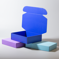 Boîte d'expédition en papier écologique personnalisée avec logo imprimé couleur CMYK recto-verso pour produits de soin de la peau et électroniques