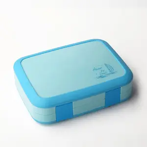 Geïsoleerde Bento Lunchbox Yoyee Plastic 4 Compartimenten Lekvrije Magnetron Schoolstudent 800Ml Opbergdozen & Bakken Modern