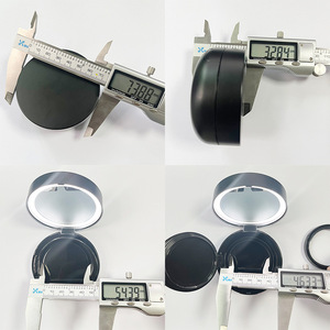 Nouveau Miroir Rond à Double Couche avec Lumière LED Rechargeable, Fond de Teint <span class=keywords><strong>BB</strong></span> CC Crème Cosmétique Rechargeable, Boîte à Coussin d'Air 15g avec Miroir - Product Image 6
