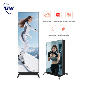 Écran d'affichage LED mobile HD pour affiches, intérieur/extérieur, sur pied, P1.8 P2, écran LED pliable pour affiches, écran LED P2.5 pour affiches - Product Image 1