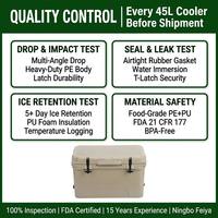 Glacière isotherme souple personnalisée en PE imperméable de 45 qt, style YEDI, pour sports de plein air, modèle Arctic Zone Deep Freeze Premium