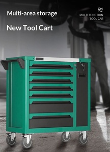 Multi-function Heavy Duty Steel Auto Repair Car Hardware Maintenance <b>Trolley</b> Workshop Tool Cart <b>Portable</b> - Product Image 2