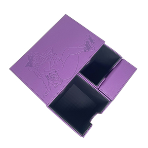 Caja de almacenamiento de cuero Yugioh para cartas, estuche de almacenamiento para juegos de mesa y dados - Product Image 3