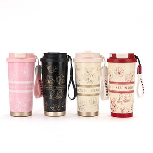 Bouteille d'eau personnalisée en acier inoxydable, gourde isotherme de luxe pour voyage, mug thermos gravé avec logo – Cadeau promotionnel en gros - Product Image 4