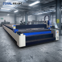 Máquina de Corte Láser de Fibra Industrial de 6000W, Cortadora CNC de Metal Tipo Gantry para Corte de Placas de Acero al Carbono y Acero Inoxidable de Gran Formato