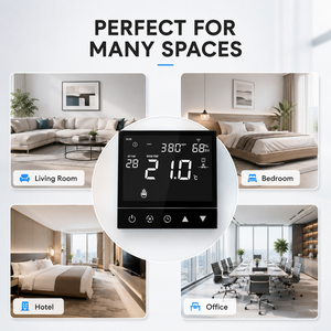 <span class=keywords><strong>Thermostat</strong></span> intelligent Wi-Fi pour radiateur et <span class=keywords><strong>chaudière</strong></span> à <span class=keywords><strong>gaz</strong></span>, compatible avec les systèmes de chauffage par le sol électriques Comfurter 16A 25A (OEM) - Product Image 4