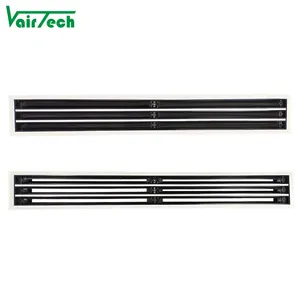 Airconditioning Hvac Verstelbare Plafond Plastic Air Grille Lineaire Vent Slot Diffuser