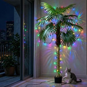 Guirlande lumineuse LED de Noël multicolore à grand angle de 5 mm, homologuée UL, de qualité commerciale, fil vert, 120 V, pour station-service - Product Image 1