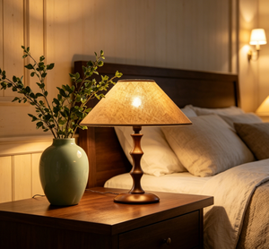 Hand-painted Wood <strong>Table</strong> Lamp Bedroom Bedside Lamp Hotel Decoration <strong>Table</strong> Lamp Wholesale Indoor <strong>Lighting</strong> - Product Image 3