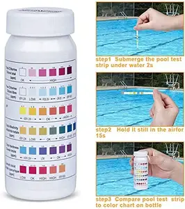 Op Koop 6 In 1 Water Teststrips 50 Telt Aquarium Water Test Kit Zwembad Spa Teststrips