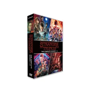 Stranger Things musim 1-4 set kotak 11 cakram grosir pabrik DVD film TV seri kartun Wilayah 1/wilayah 2 pengiriman gratis