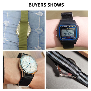 Compatibile con il cinturino per orologio Casio DW, cinturino in nylon canvas, cinturino intrecciato Submariner Tenzo Magnesium <span class=keywords><strong>CK</strong></span> squisitamente realizzato. - Product Image 4