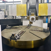 Tour vertical CNC à roulement unique CK5130, nouveau modèle, diamètre de coupe 2000 mm, machine robuste pour l'usinage de brides et de disques