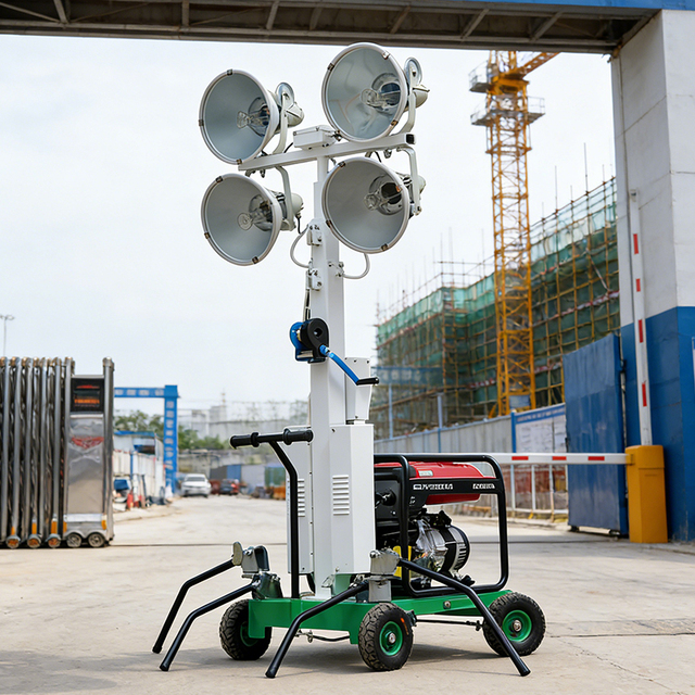 Easy to Operation Stable Parking Waterproof Dustproof Balloon Light Tower Portable Light Tower Trailer Tower Light